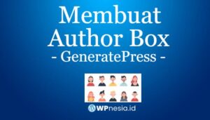 Author Box di GeneratePress