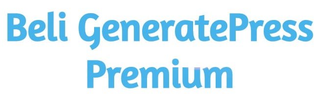 Beli GeneratePress Premium